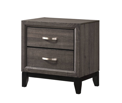 Crown Mark Akerson Grey Night Stand