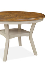 New Classic Furniture Mitchell Two Tone Bisque Brown 5pc Dining Set