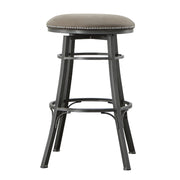 Steve Silver Bali Gray Backless Swivel Bar Stool