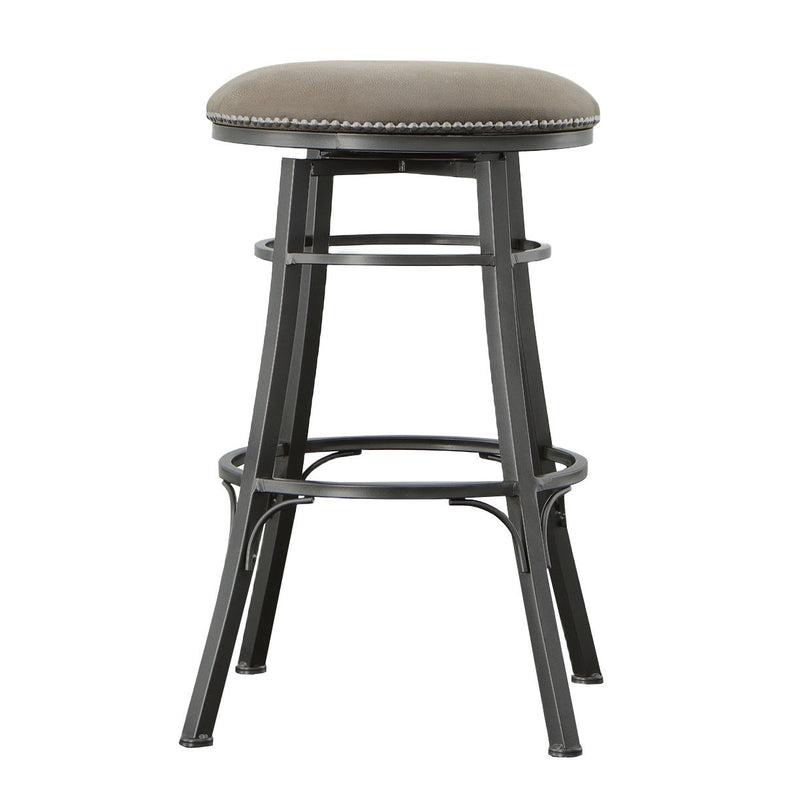 Steve Silver Bali Gray Backless Swivel Bar Stool