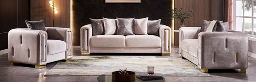 Galaxy Home Impreza Beige 3pc Living Room Set