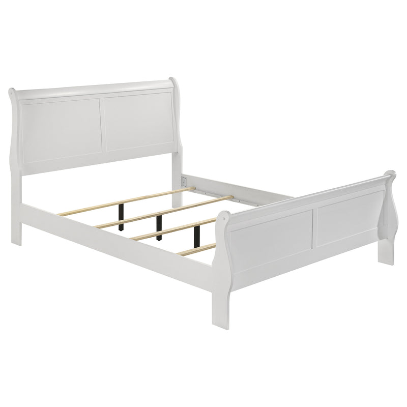 Coaster Furniture Louis Philippe White 5pc Bedroom Set with Queen Bed