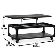 Steve Silver Sherlock Brown Lift Top Cocktail Table