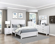 Home Elegance Corbin White Dresser And Mirror