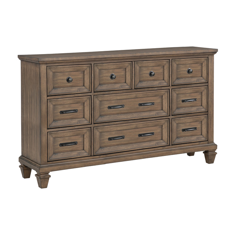 New Classic Furniture Mariana Vintage Creme Dresser and Mirror