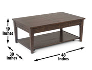 Steve Silver Crestline Cherry Lift Top Cocktail