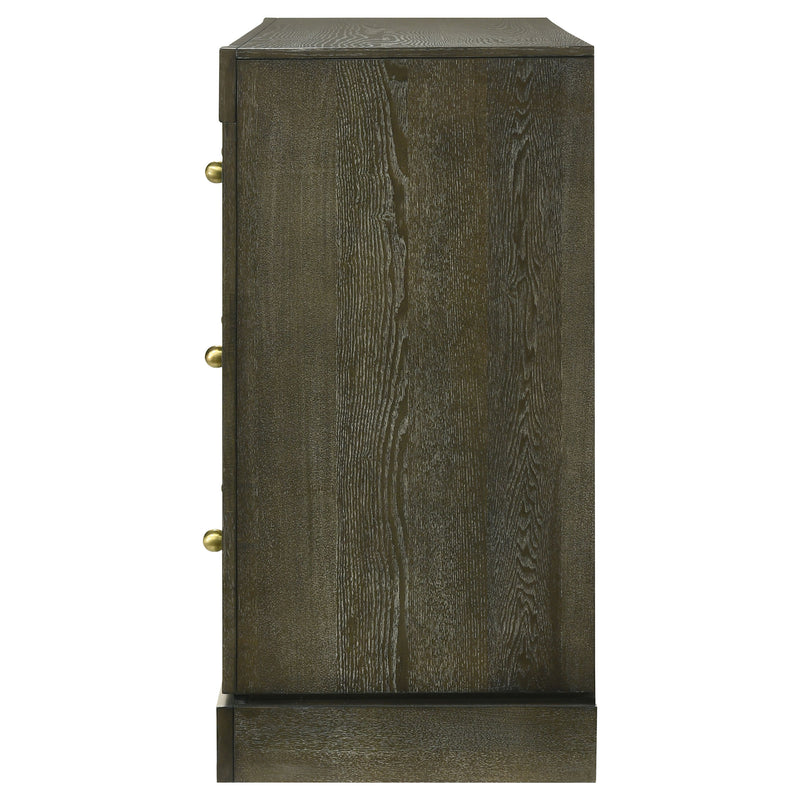 Coaster Furniture Gran Park Dark Cocoa Brown 6 Drawer Dresser