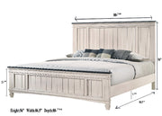 Crown Mark Sawyer Queen Panel Bed