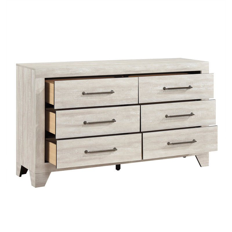 Home Elegance Aspen Dusty Gray Oak Dresser