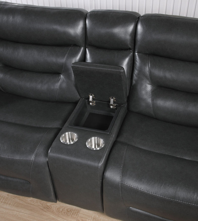 Global Furniture U8522 White Sectional