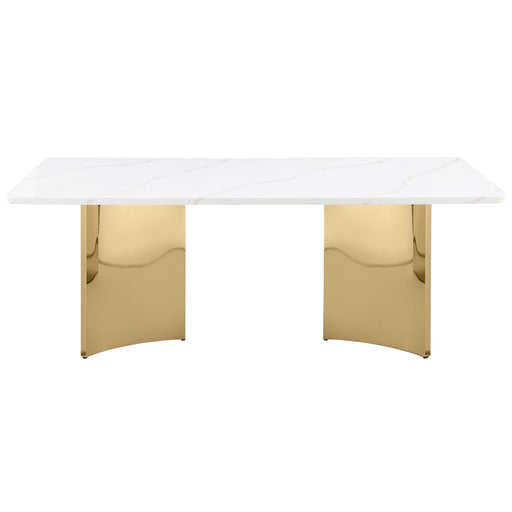 Coaster Furniture Tevlin White 79 Inch Dining Table