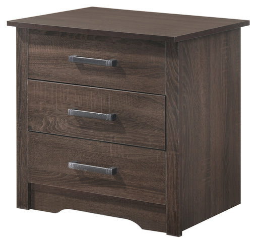 Glory Furniture Hudson Wenge 3 Drawers Nightstand