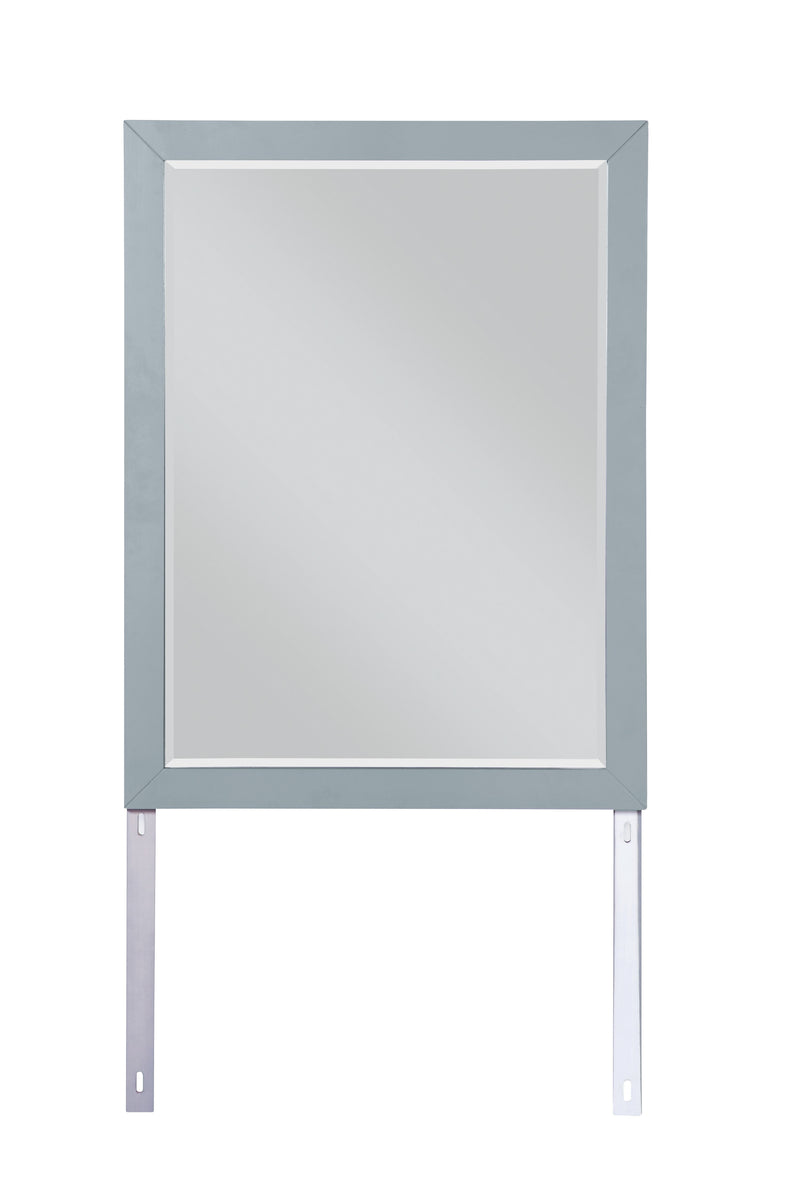 Home Elegance Orion Gray Dresser and Mirror