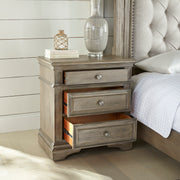 Steve Silver Highland Park Cathedral White Nightstand
