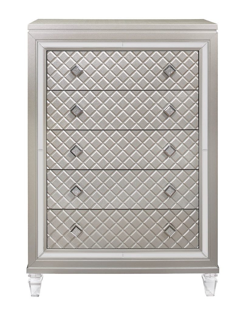 Global Furniture Paris Champagne Drawer Chest