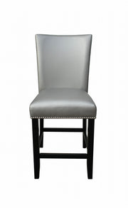 Steve Silver Camila White Black 9pc Counter Height Set