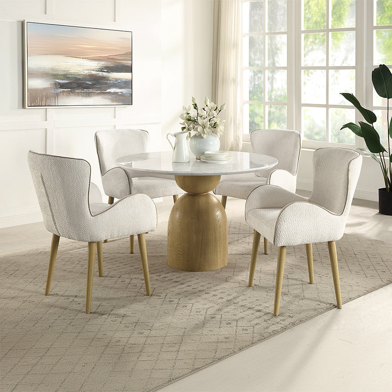 Acme Furniture Kala Natural Oak Round Dining Table