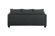 Home Elegance Phelps Dark Gray 2pc Reversible Sofa Chaise With Ottoman