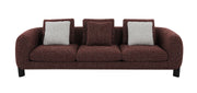 Acme Furniture Mardi Maroon Sofa with 3 Pillows
