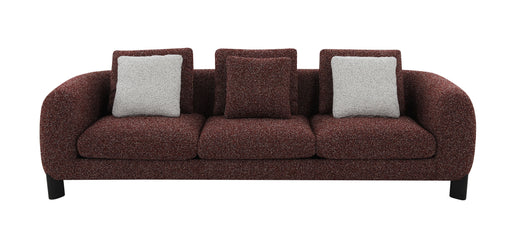 Acme Furniture Mardi Maroon Sofa with 3 Pillows
