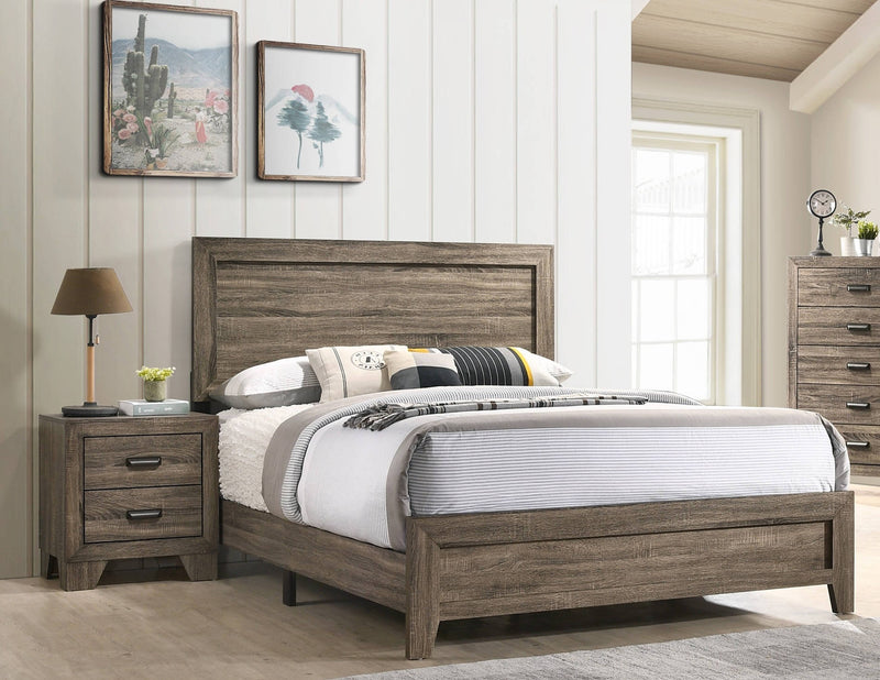Crown Mark Millie Grey Night Stand