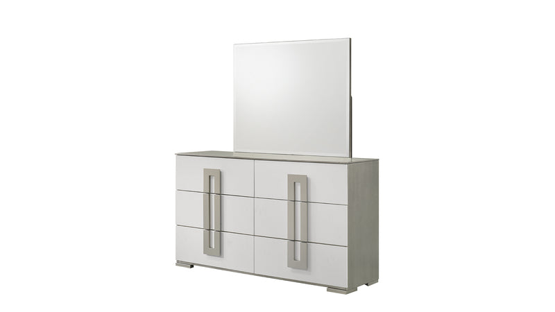 Galaxy Home Olivia White Mirror