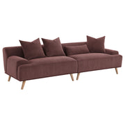 Coaster Furniture Elizabeth Red Extra Long Sofa