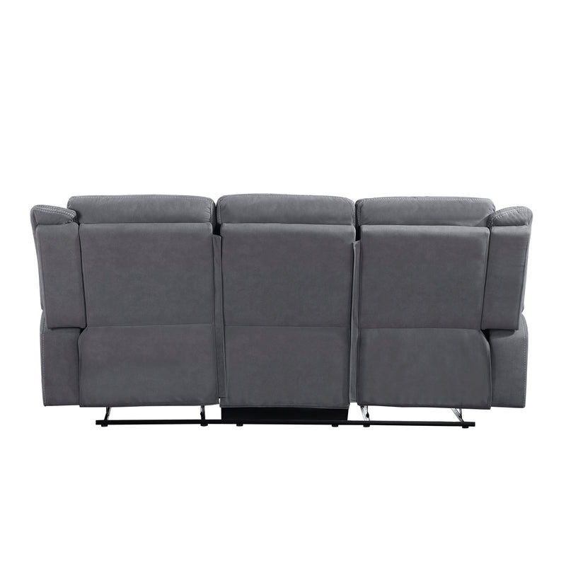 Home Elegance Dean Dove Double Reclining Sofa