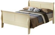 Glory Furniture Louis Phillipe Beige King Sleigh Bed