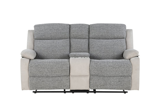 Global Furniture U6027 Grey Console Reclining Loveseat