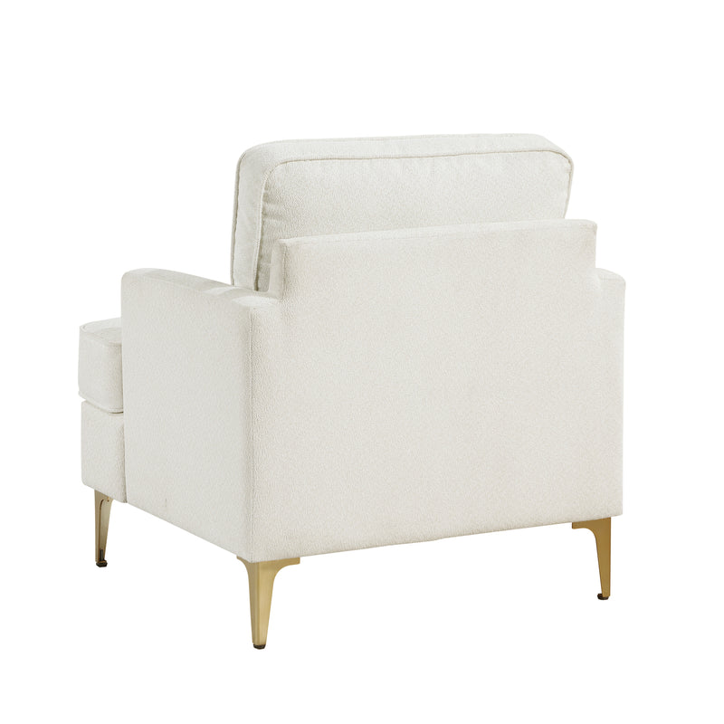 Home Elegance Colette Beige Accent Chair