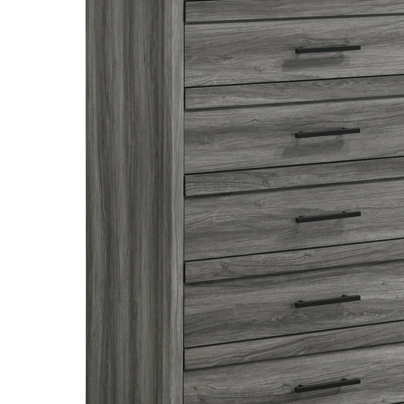 Galaxy Home Denver White 5 Drawer Chest