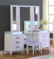 Galaxy Home Passion Milky White Vanity Set