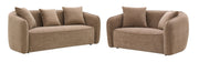 Acme Furniture Keith Beige Loveseat with 2 Pillows