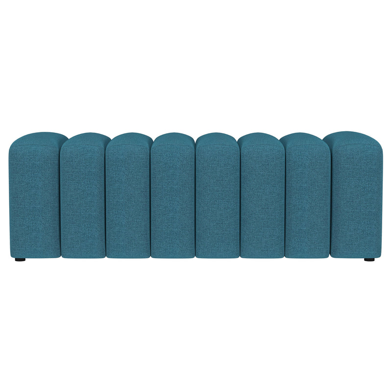 Coaster Furniture Summer Peacock Blue Accent Bench