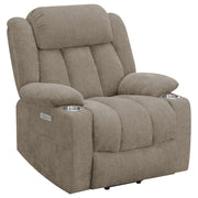 Coaster Furniture Houston Camel Brown Power Lift Recliner Chair