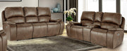 New Classic Furniture Brookings Brown 2pc Living Room Set PSF-PLV
