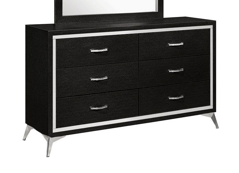 New Classic Furniture Huxley Black Dresser
