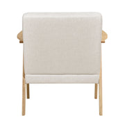 Home Elegance Omara Natural Beige Accent Chair