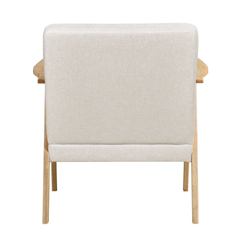 Home Elegance Omara Natural Beige Accent Chair