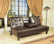 Crown Mark Bennett Espresso Adjustable Sofa