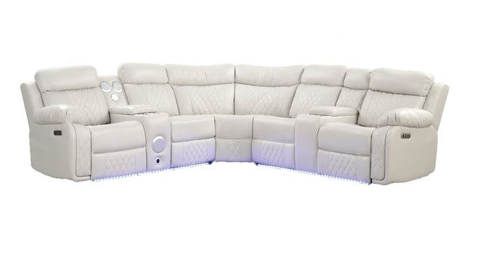 Galaxy Home Lacrosse Ice Reclining Sectional