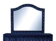 Galaxy Home Sophia Blue Wood Mirror