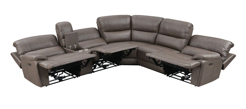 Acme Furniture Kantu Brown Motion Sectional Sofa