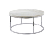 Steve Silver Echo Chrome Echo 3pc Coffee Table Set