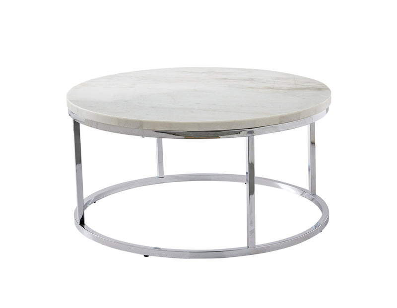 Steve Silver Echo Chrome Echo 3pc Coffee Table Set