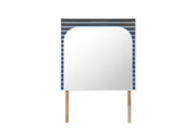 Global Furniture Talia White Mirror with LED