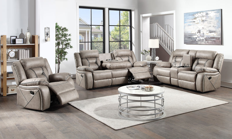 Steve Silver Tyson Grey 3pc Living Room Set