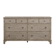 Home Elegance Marceline Gray Dresser And Mirror