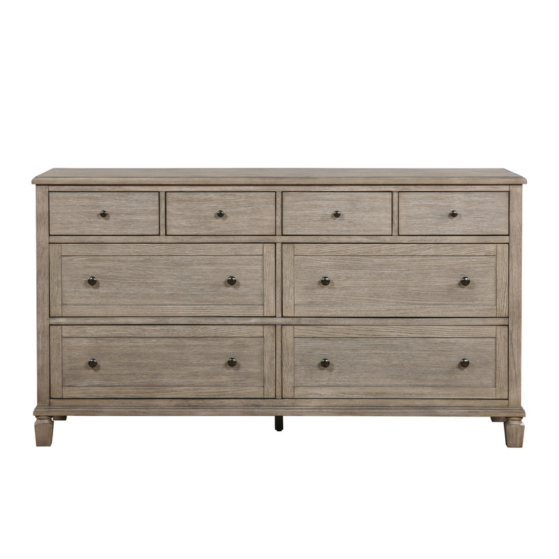 Home Elegance Marceline Gray Dresser And Mirror